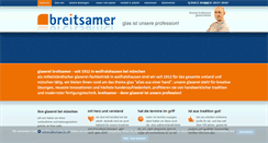 Desktop Screenshot of glas-breitsamer.com