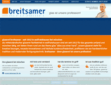 Tablet Screenshot of glas-breitsamer.com